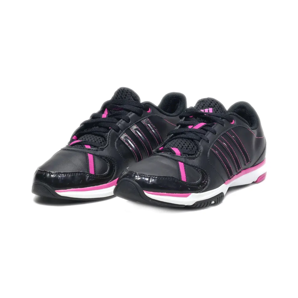 Adidas Core50 Sport Shoes Leather Black Colour For Women