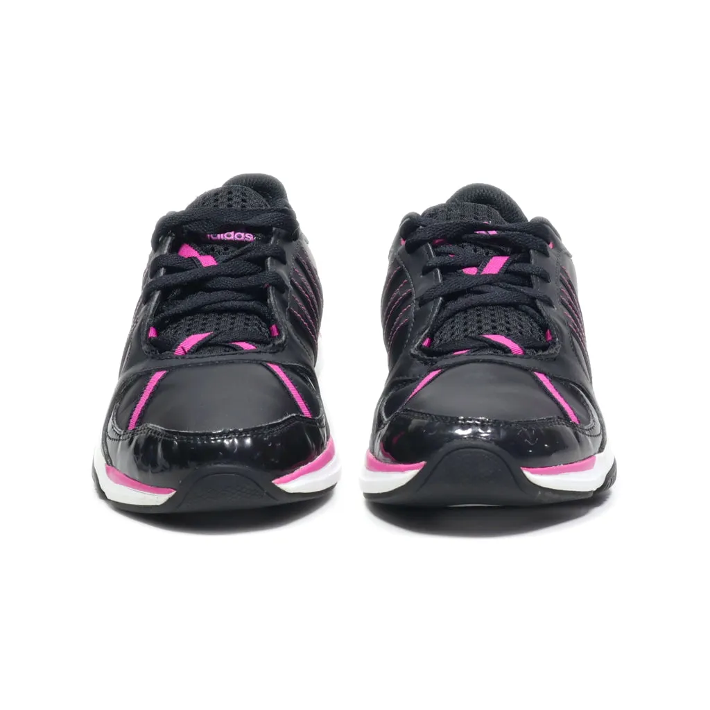 Adidas Core50 Sport Shoes Leather Black Colour For Women