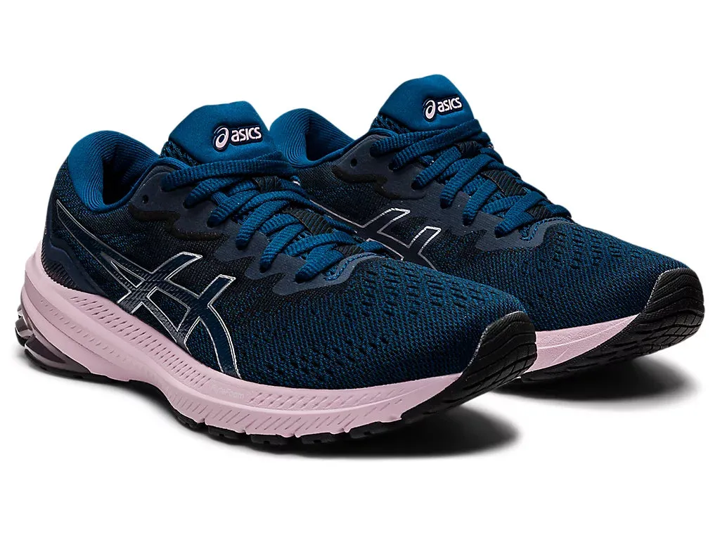 ASICS GT-1000 11 (D) - Womens - Mako Blue/Barely Rose