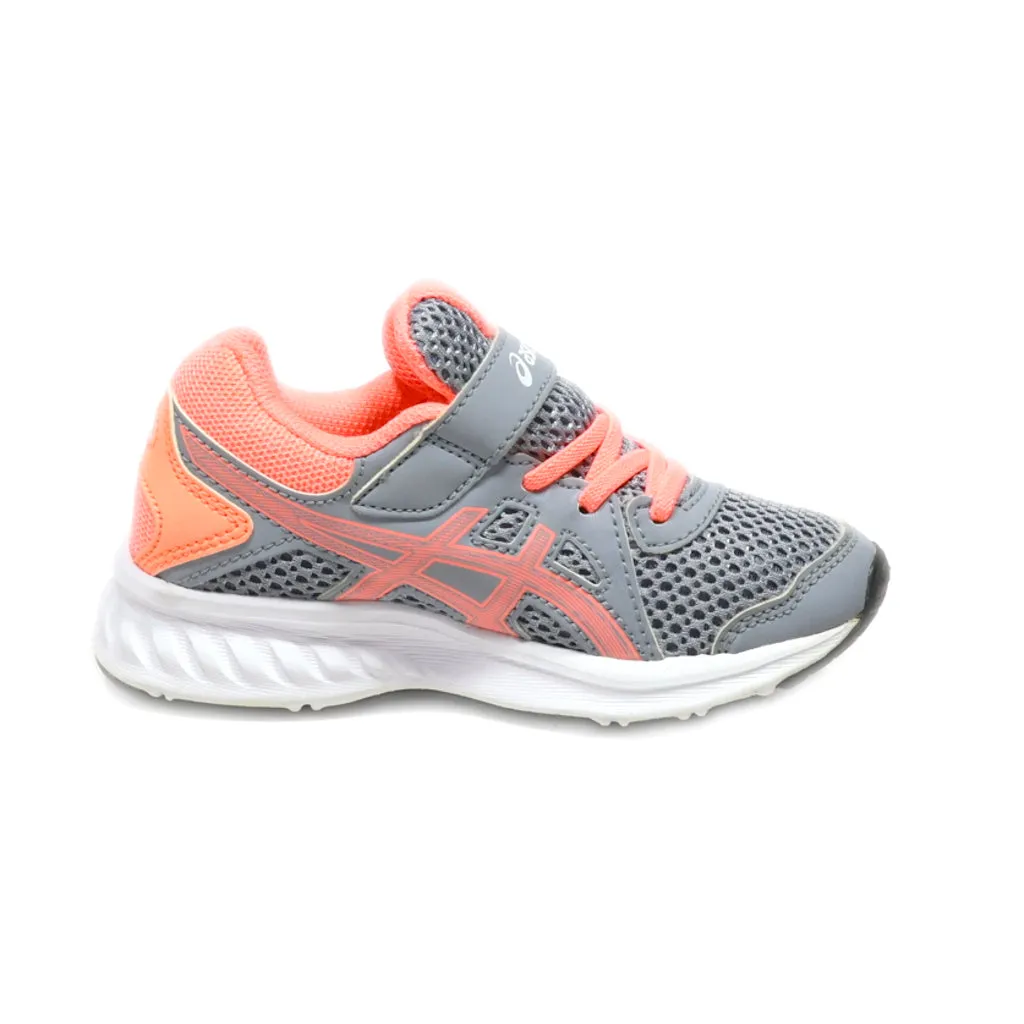 Asics Jolt 2 Ps Sport Shoes Fabric Grey Colour For Kids