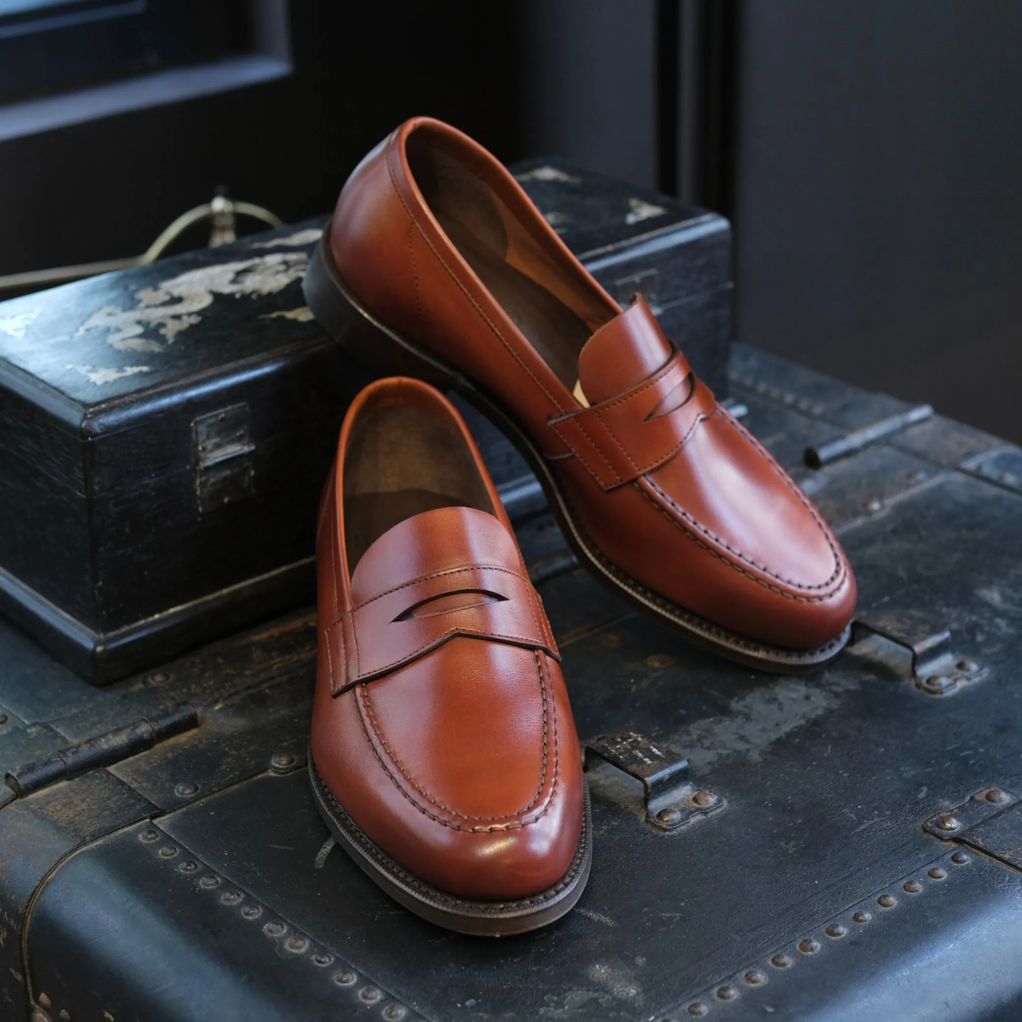 Berwick1707 Calf Unlined Penny Loafer