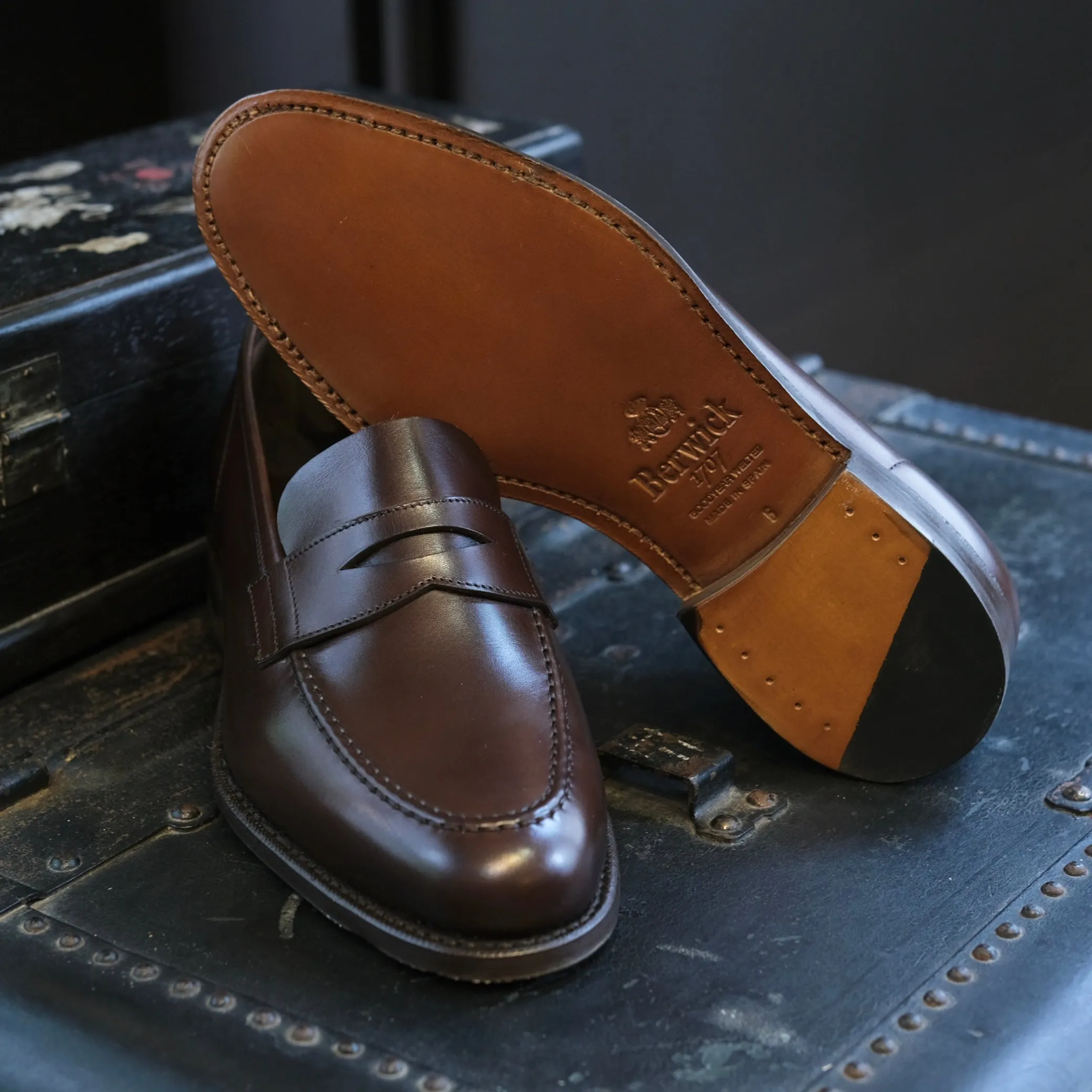 Berwick1707 Calf Unlined Penny Loafer