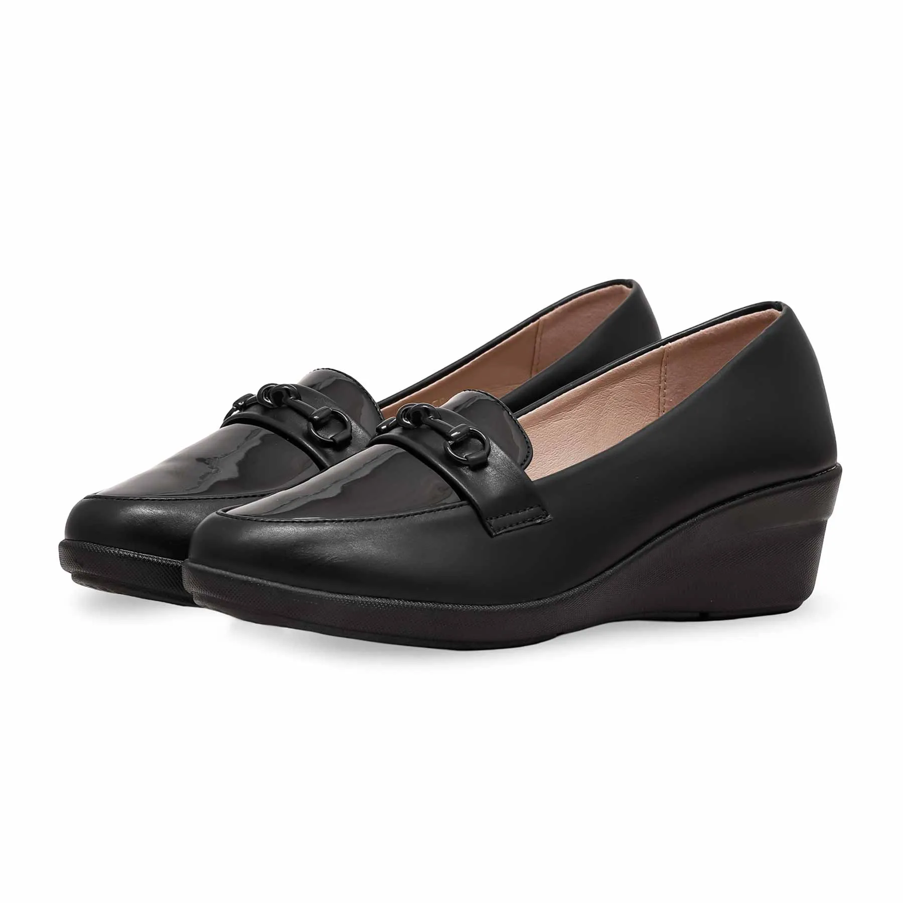 Black Court Shoes WN7458