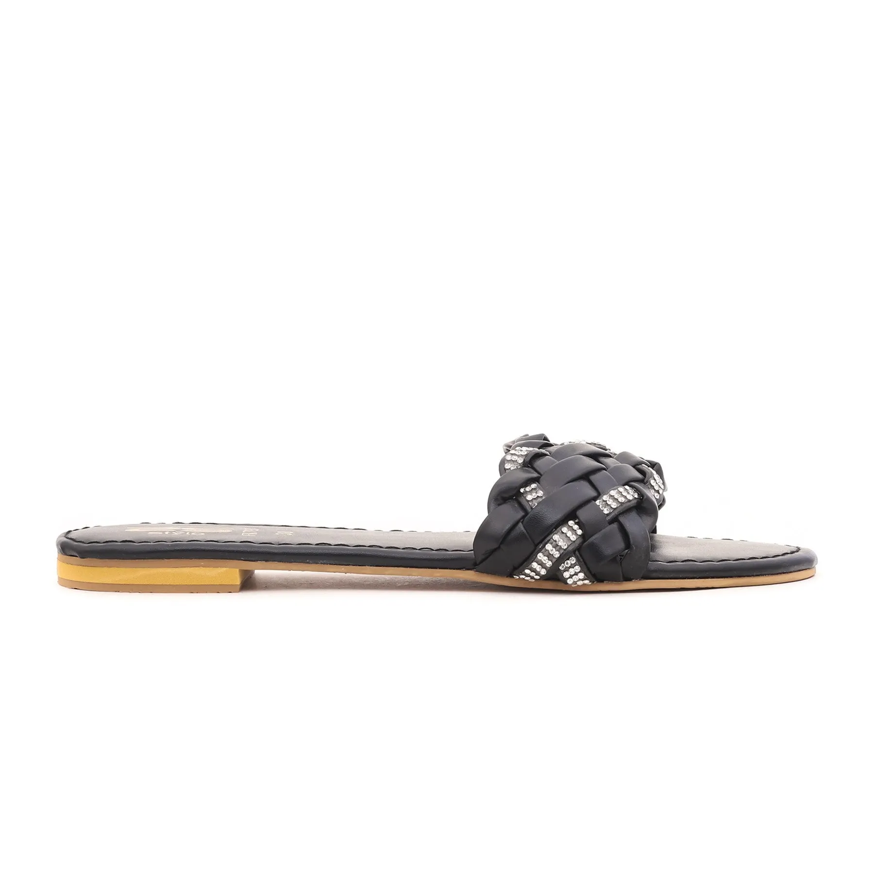 Black Formal Slipper FR7937