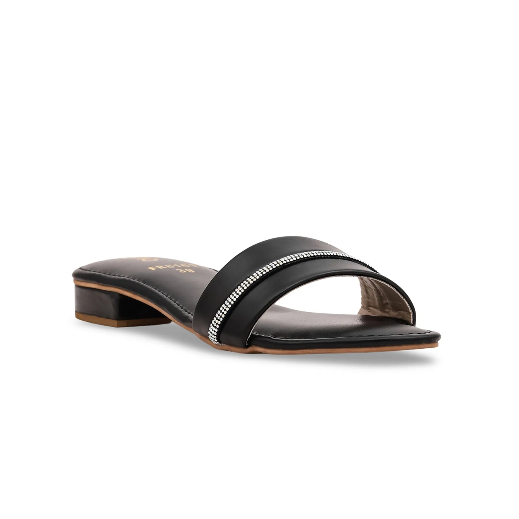 Black Formal Slipper FR8161