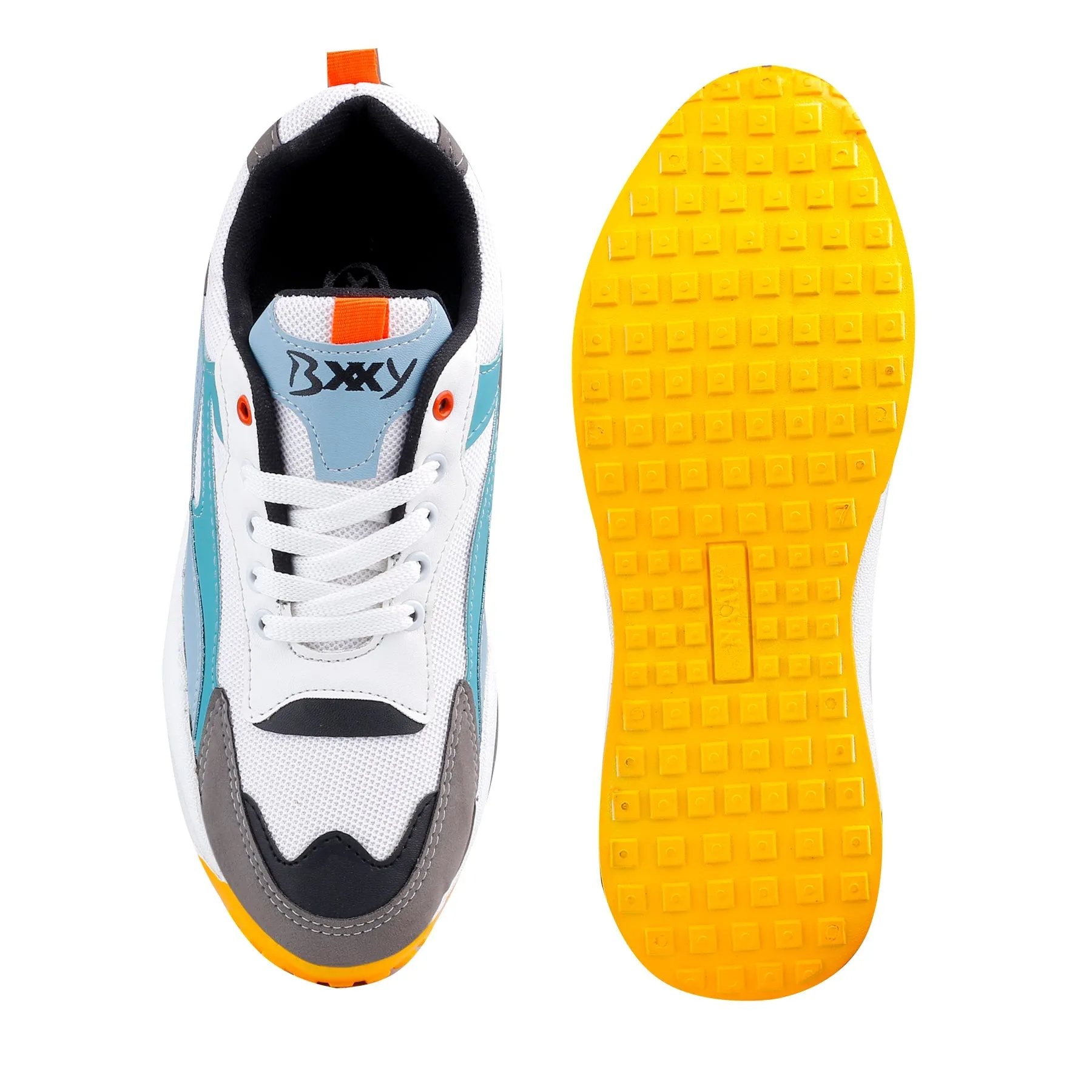 Bxxy New Stylish Men's Breathable Lace-up Sports Shoes