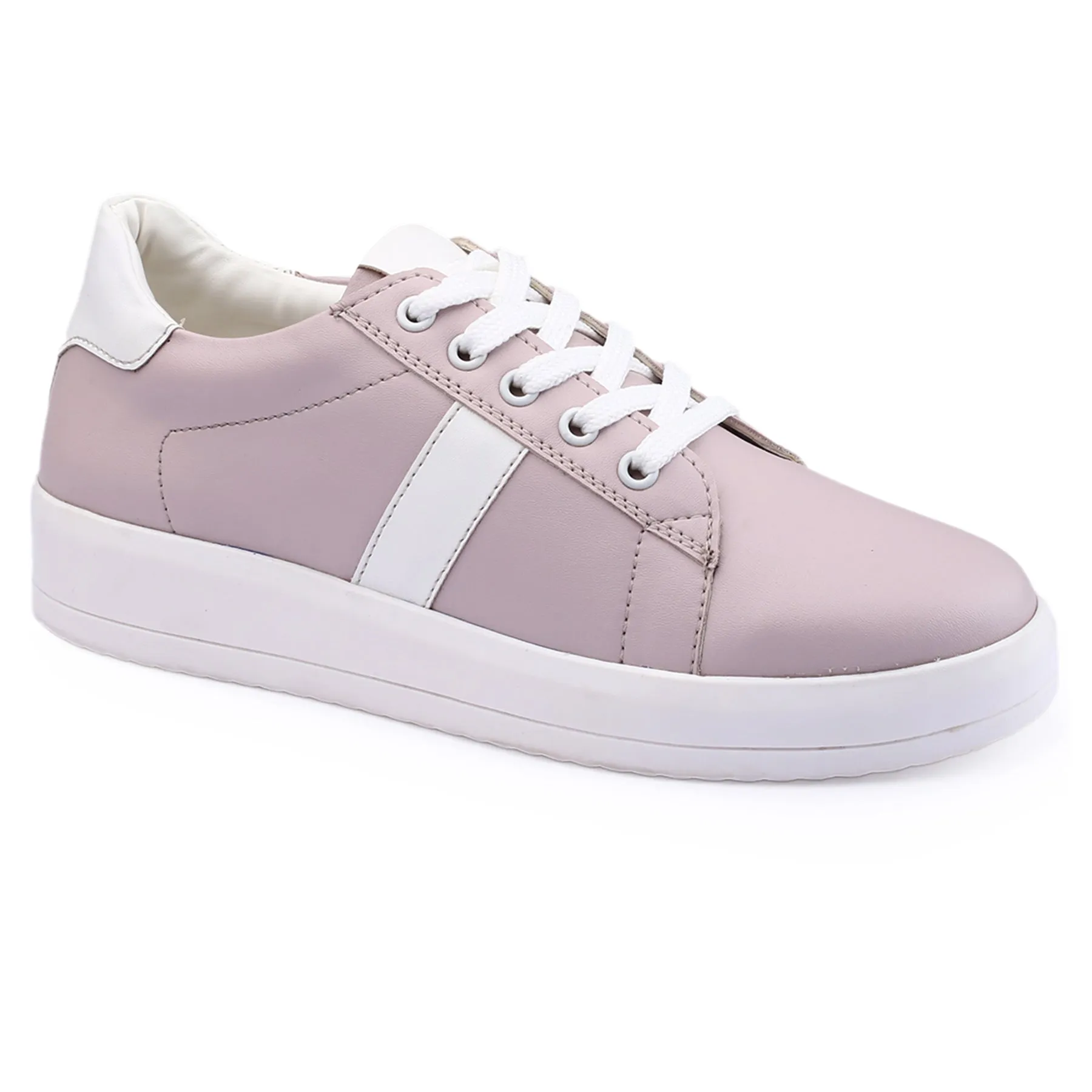 Bxxy Women's Faux Leather Casual Sneakers