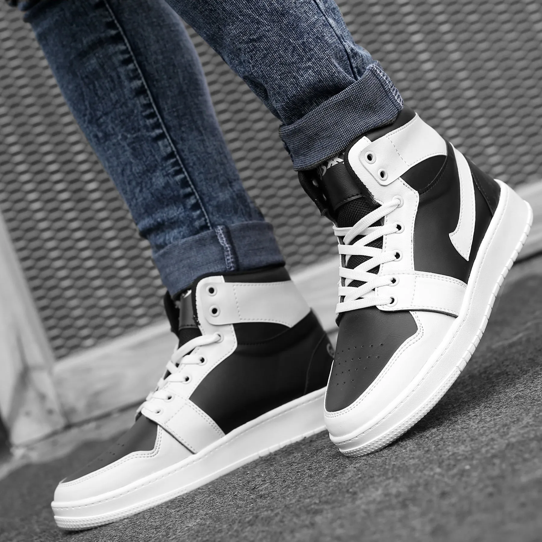 Bxxy's High-end Fashion Lace-up Sports Casual Shoes for Men