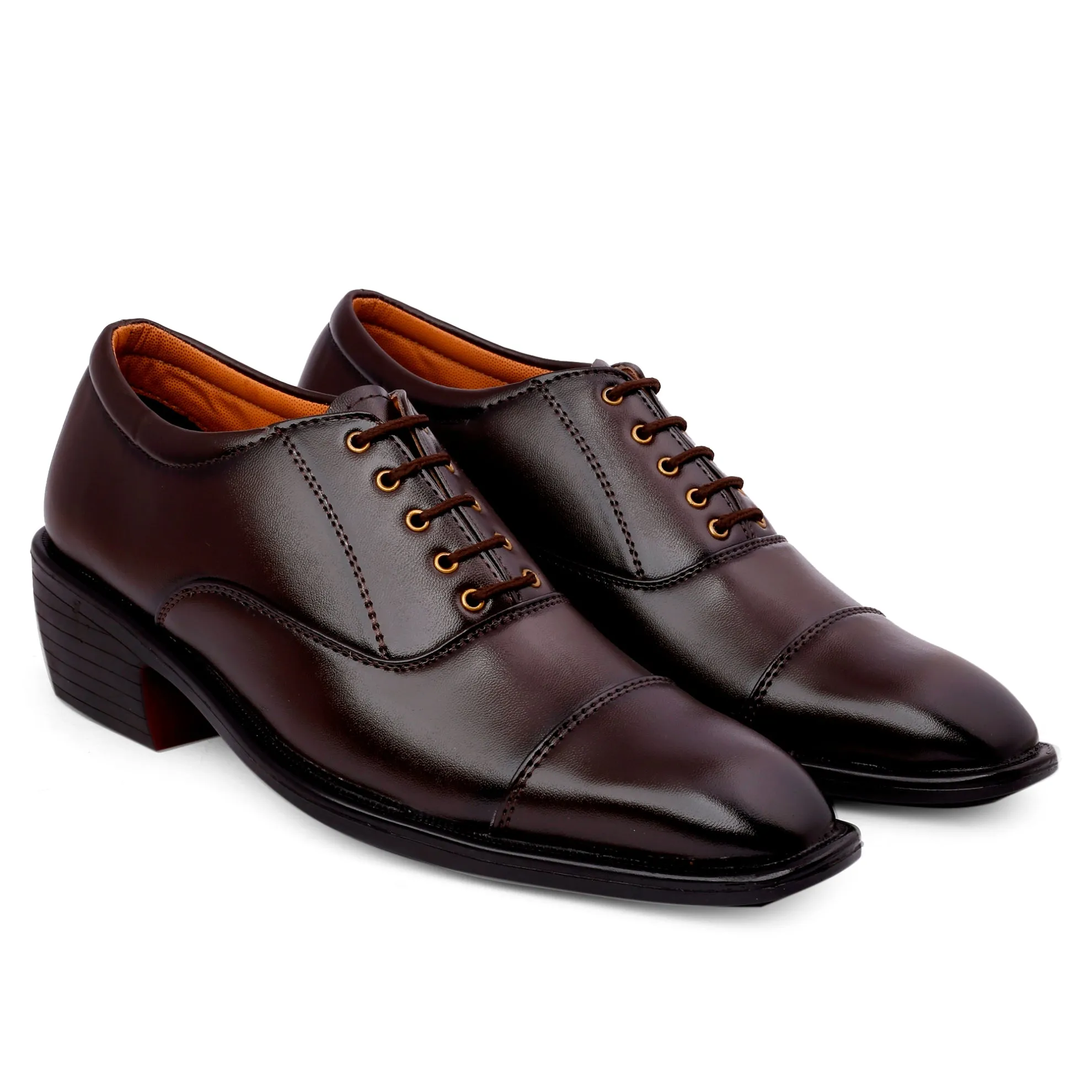 Bxxy's In-Trend Lace-up Formal Wear Shoes For Men