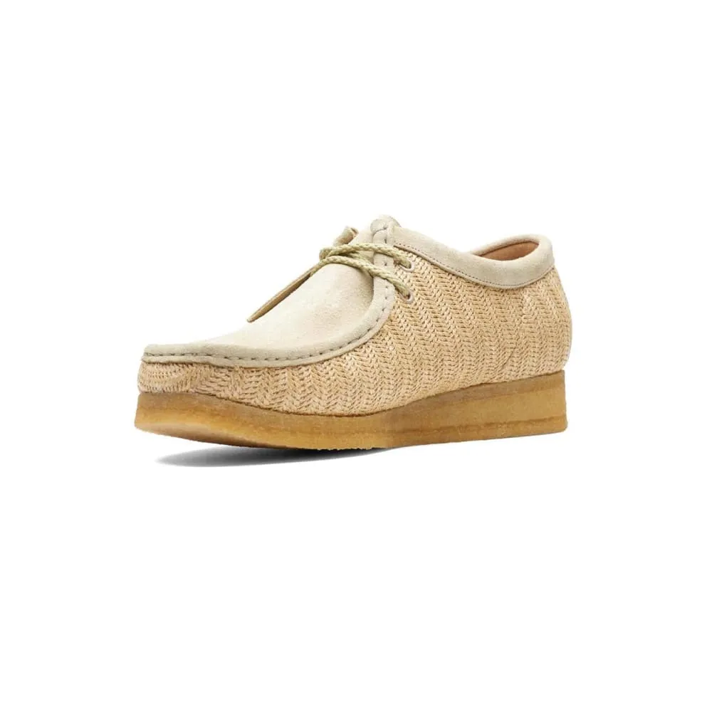 Clarks Originals Wallabee Low Men's Natural Interest Raffia Textile 26165447