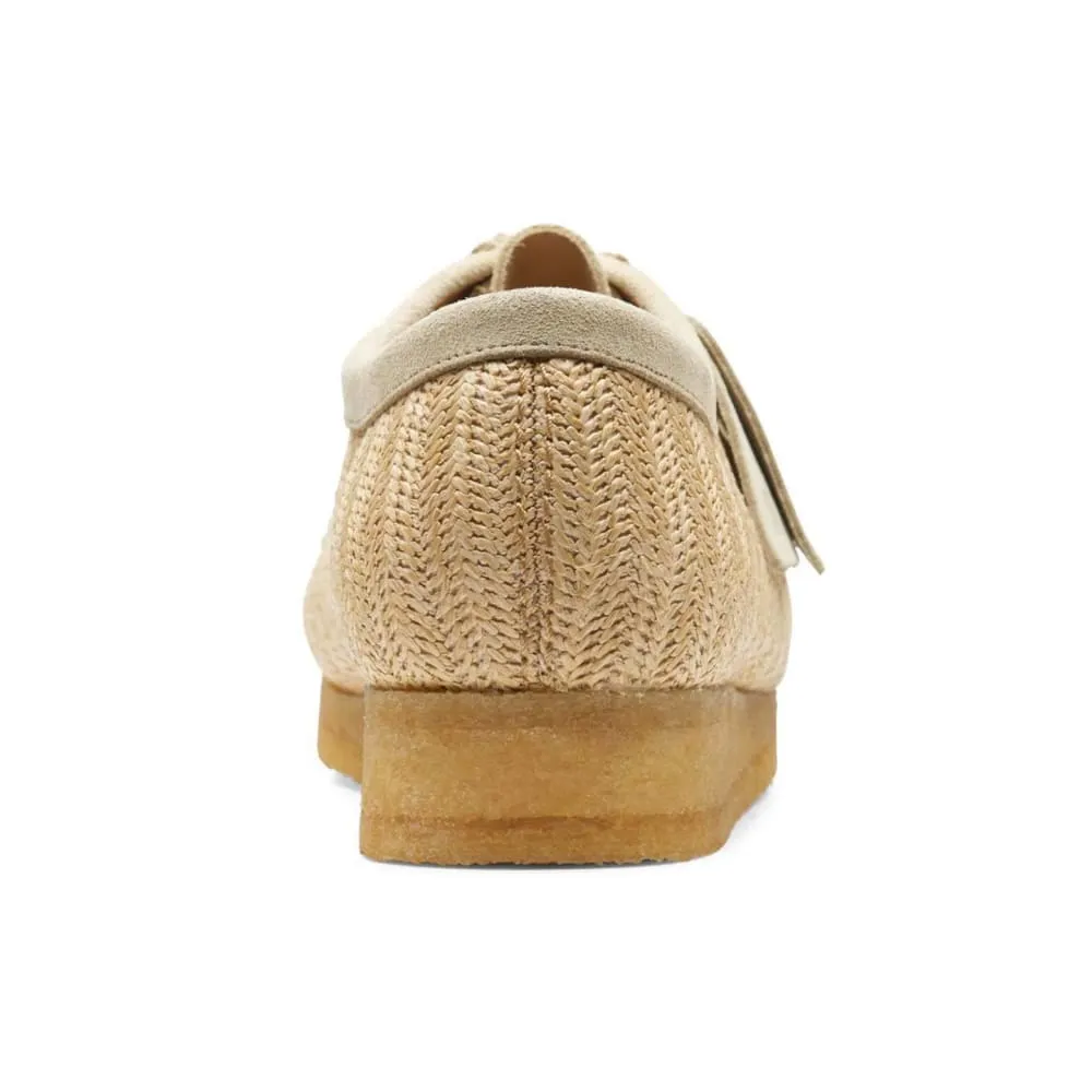 Clarks Originals Wallabee Low Men's Natural Interest Raffia Textile 26165447