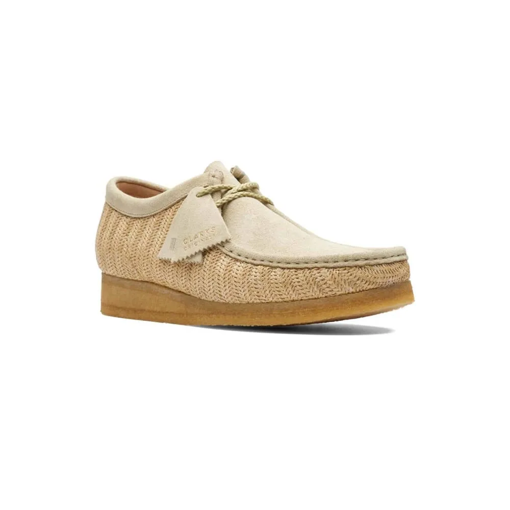 Clarks Originals Wallabee Low Men's Natural Interest Raffia Textile 26165447