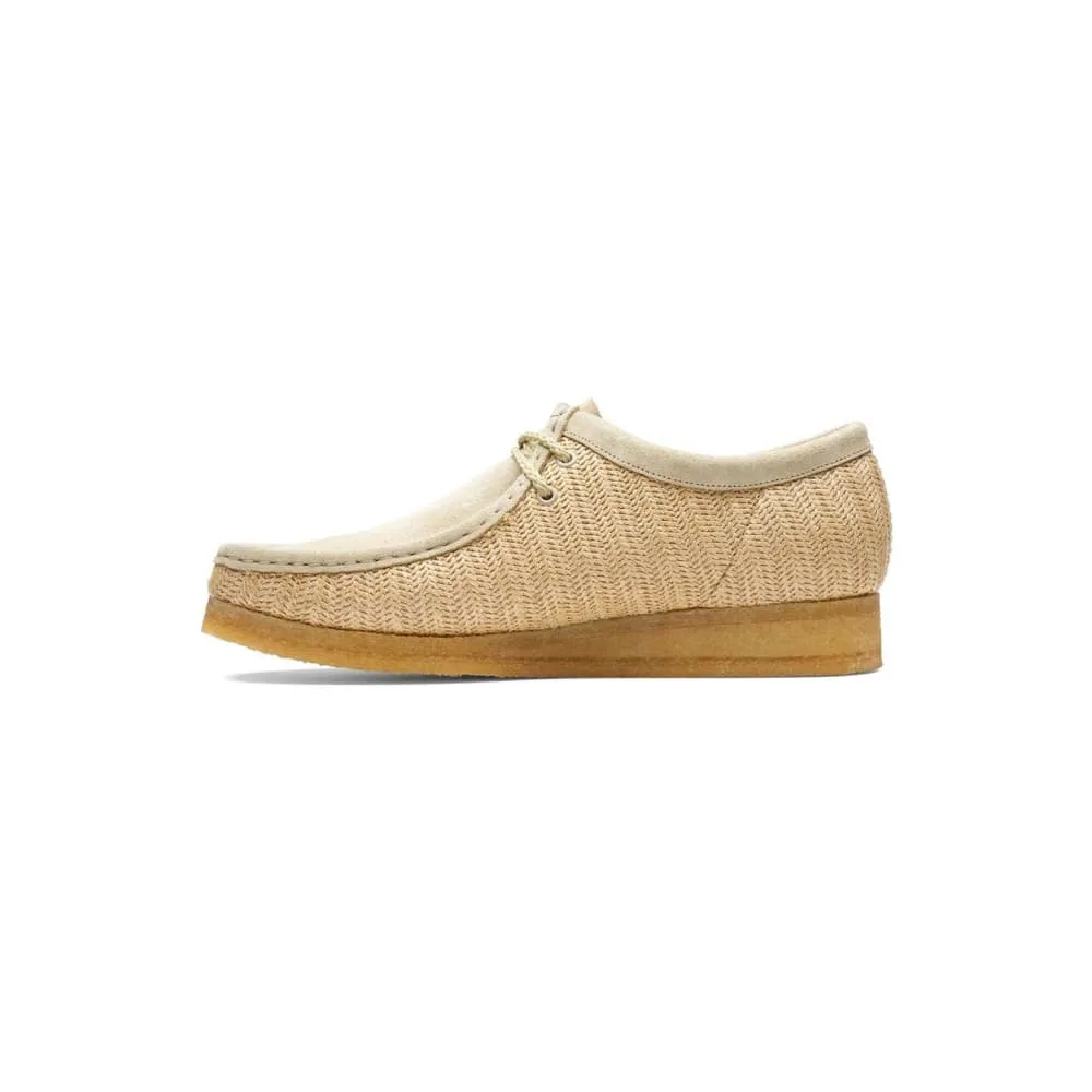 Clarks Originals Wallabee Low Men's Natural Interest Raffia Textile 26165447