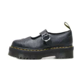 Dr. Martens Platform Shoes Leather Black Colour For Women