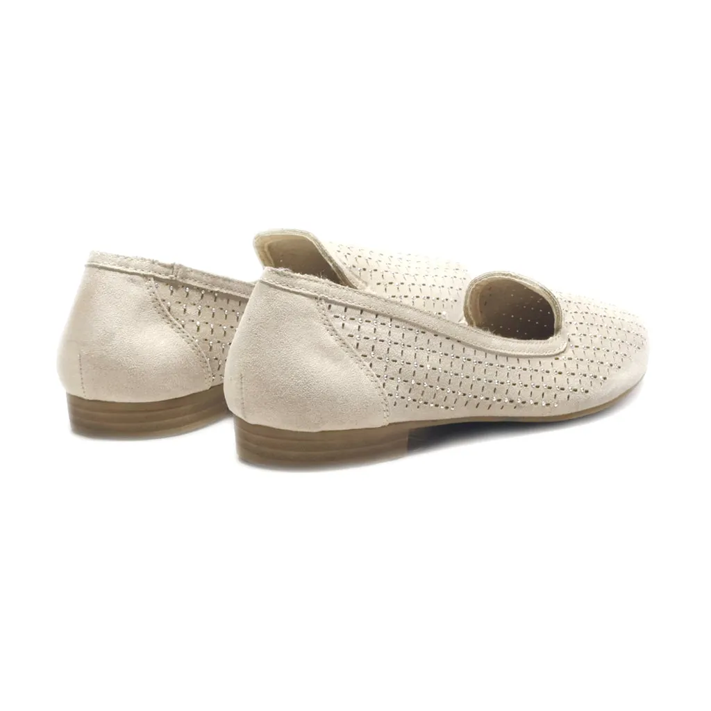 Graceland Loafers Fabric Beige Colour For Women