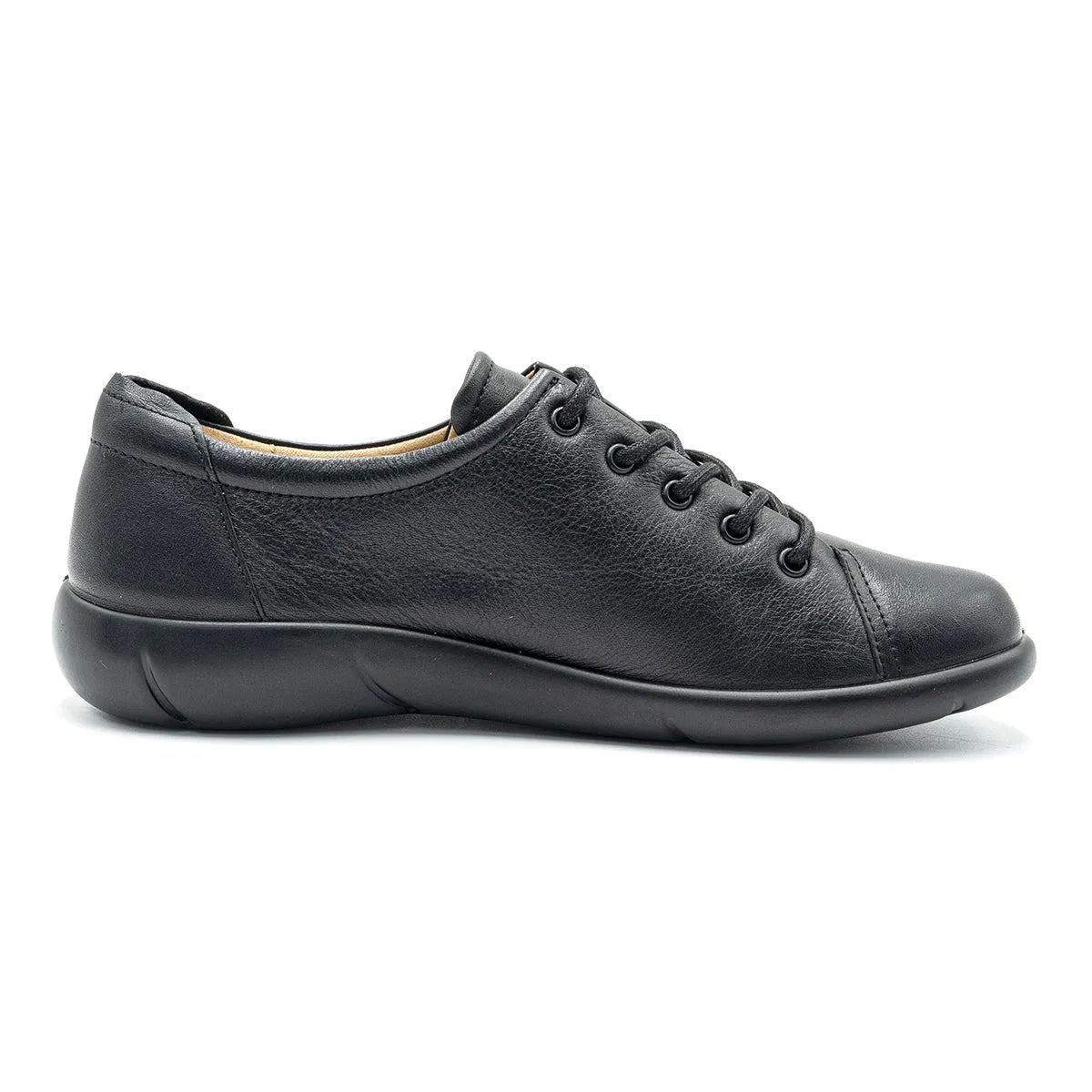 Hotter Burton Ii Low-Top Sneakers Leather Black Colour For Women