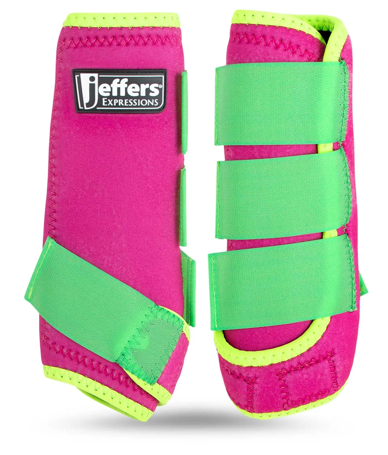 Jeffers Expression Neon Protective Boots for Horses