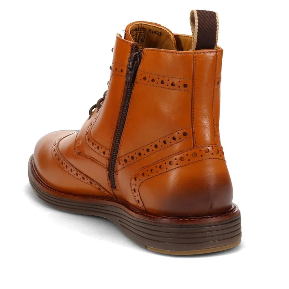 Leather Brogue Boots - PERFO40013 / 326 146