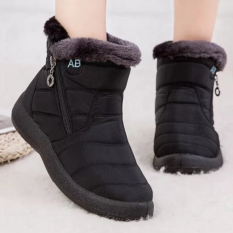 Luxury Winter Essentials: Waterproof Ankle Boots for Women - Keeping You Warm in Style!