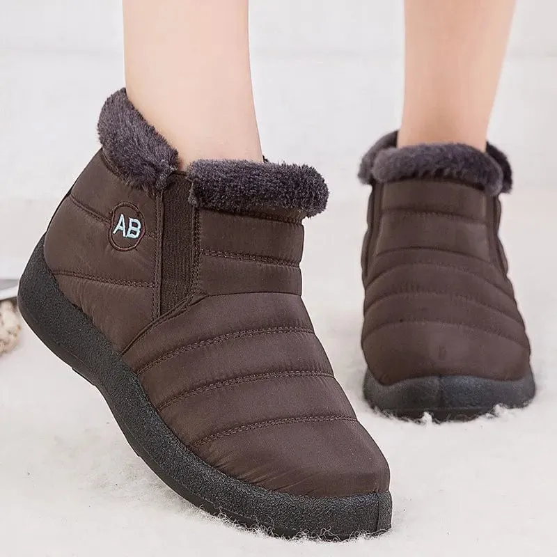 Luxury Winter Essentials: Waterproof Ankle Boots for Women - Keeping You Warm in Style!