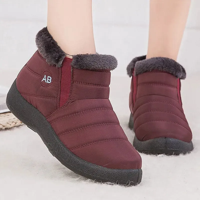 Luxury Winter Essentials: Waterproof Ankle Boots for Women - Keeping You Warm in Style!