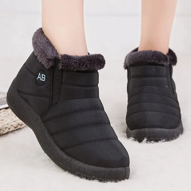 Luxury Winter Essentials: Waterproof Ankle Boots for Women - Keeping You Warm in Style!