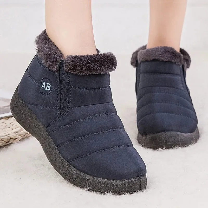 Luxury Winter Essentials: Waterproof Ankle Boots for Women - Keeping You Warm in Style!