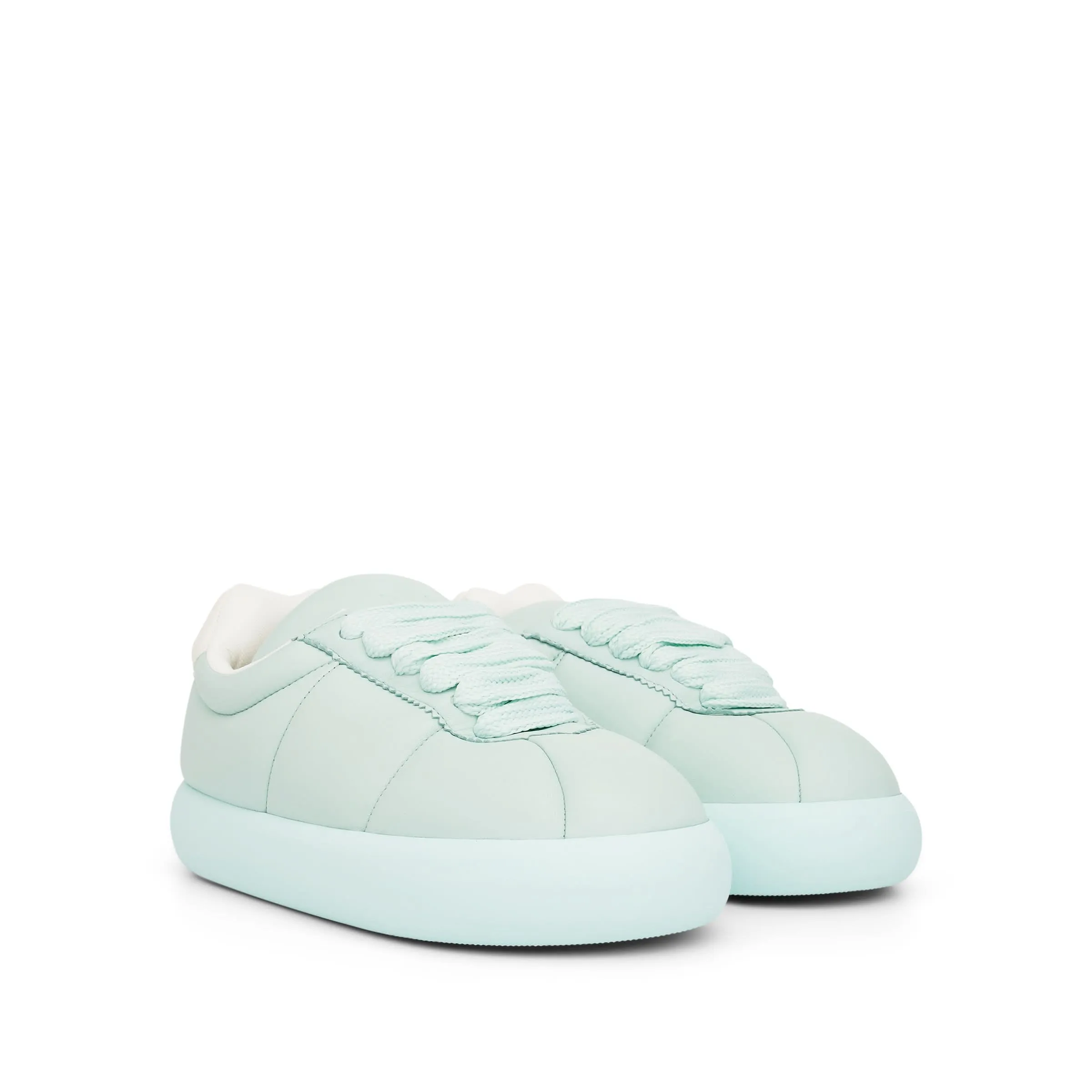 Marni Padded Lace-Up Sneaker in Ice