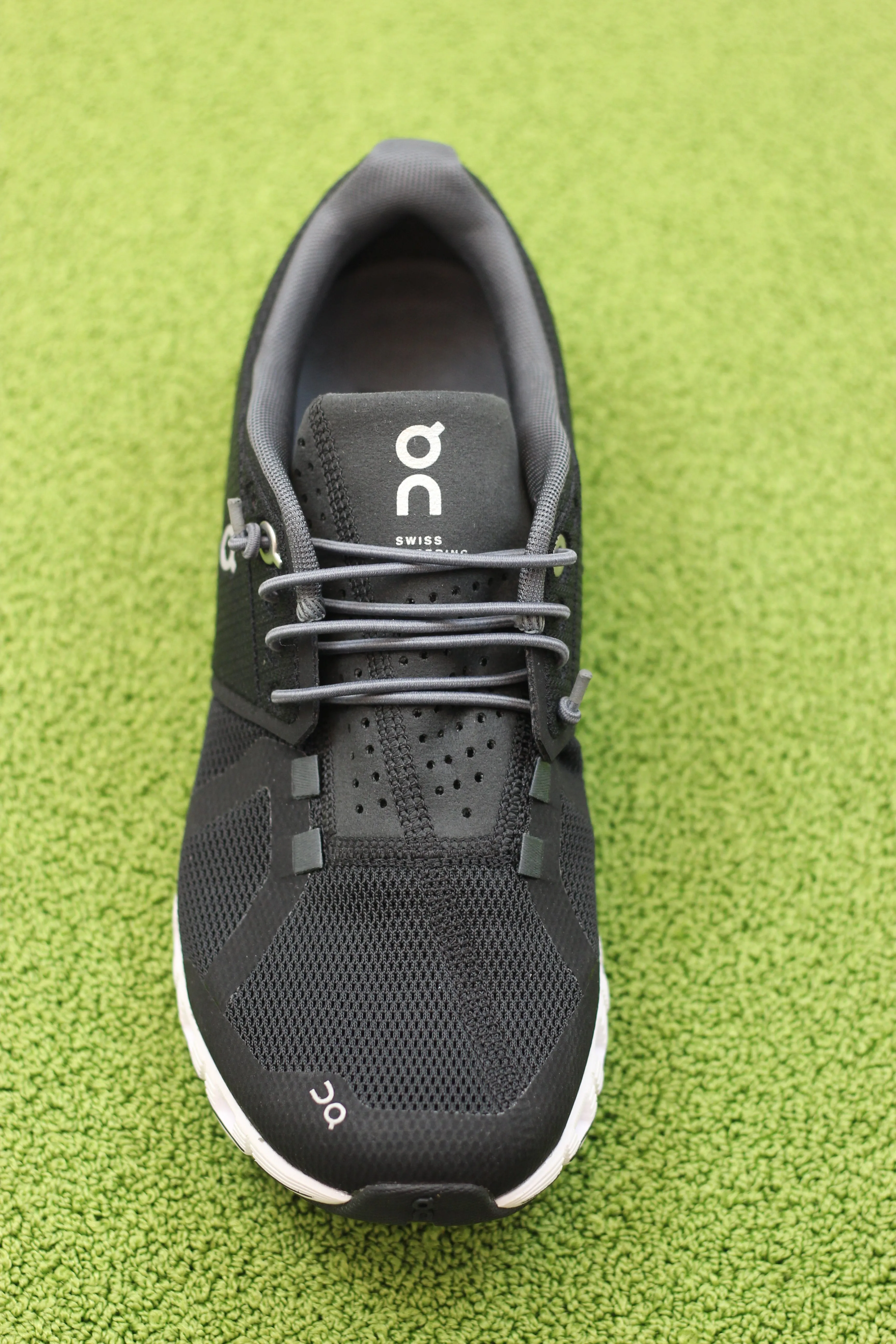 Mens Cloud Sneaker - Black/White Mesh