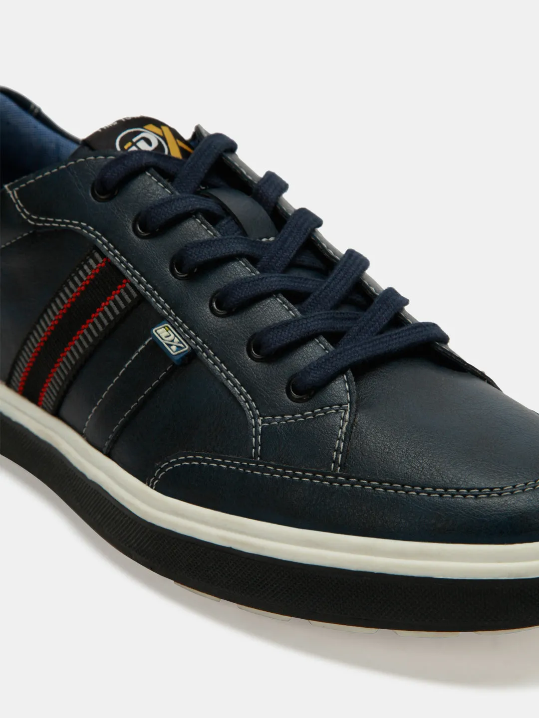 Men's Navy Blue Lace Up Casual (IX1018)