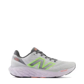 New Balance Women's Fresh Foam X 880v14 in Grey Matter with Taro and Bleached Lime Glo