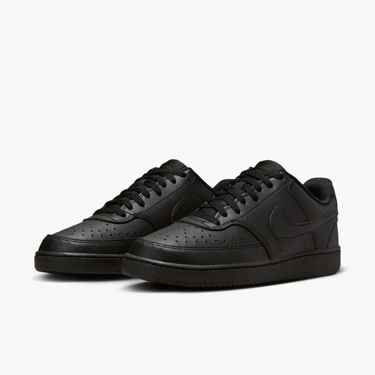 Nike - Court Vision Low Next Nature (Black/Black-Black)