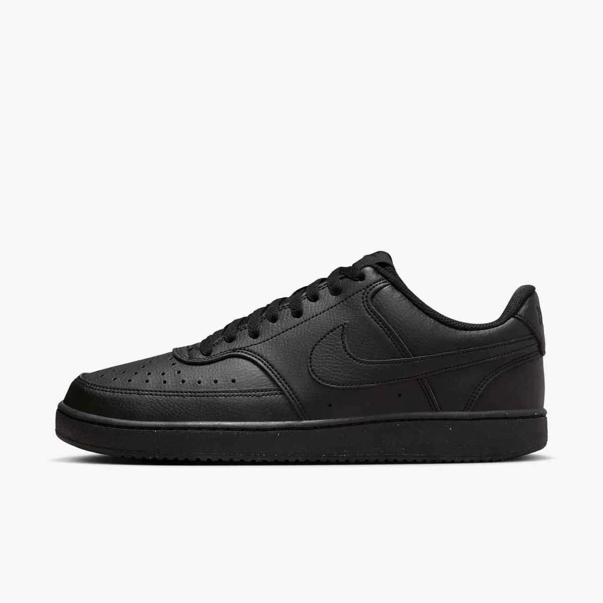 Nike - Court Vision Low Next Nature (Black/Black-Black)