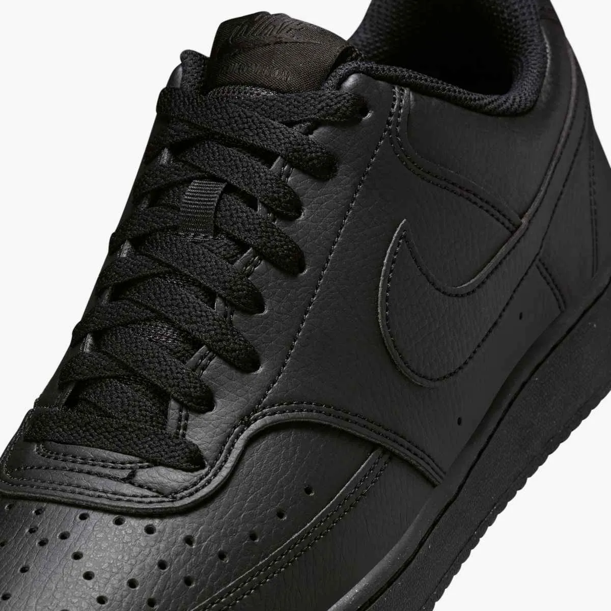 Nike - Court Vision Low Next Nature (Black/Black-Black)