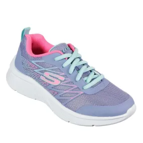 Skechers Kids Microspec - Bright Runner Lace Up Pink