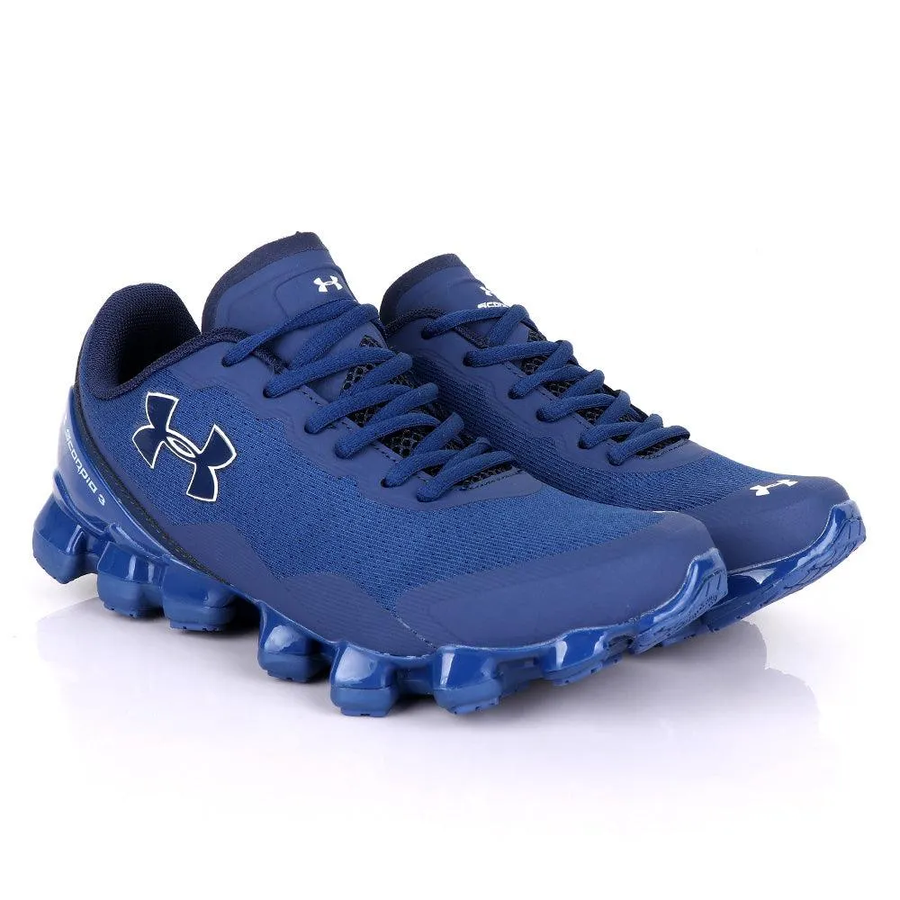 Under Armour Scorpio 3 Navy Blue With White Crest Sneaker