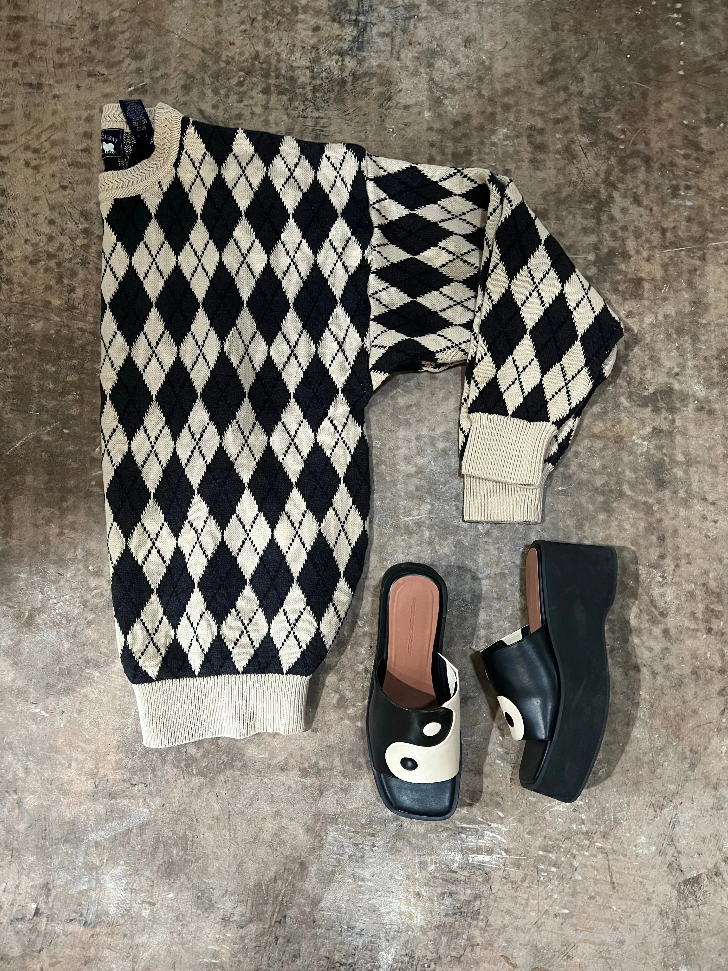 Vintage Argyle Knit