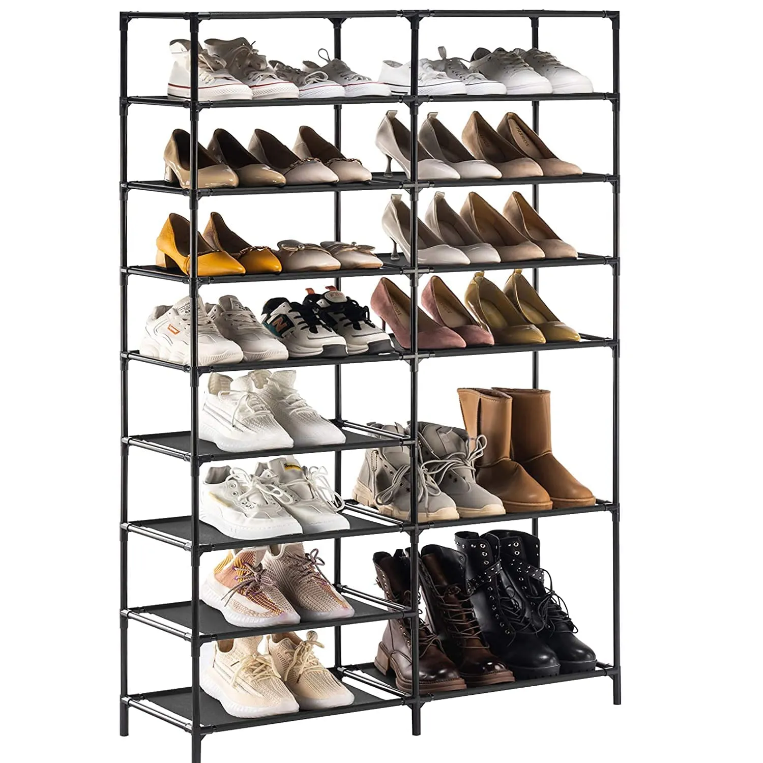 YOUDENOVA 9 Tier Shoe Rack for Closet Entryway